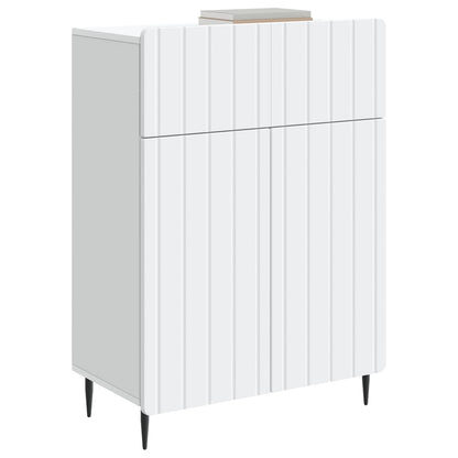 vidaXL Sideboard with Drawer White 66 x 34.5 x 92 cm Engineered Wood