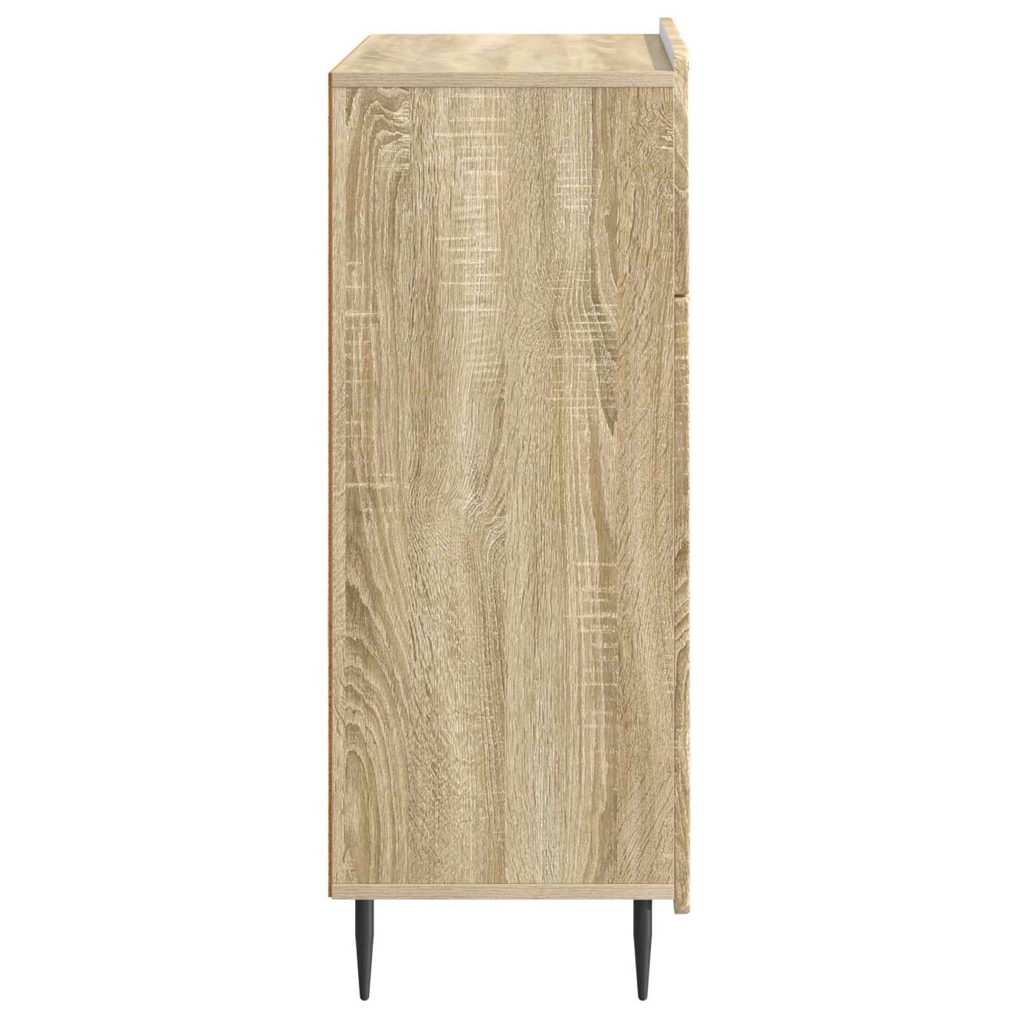 vidaXL Sideboard Sonoma Oak 66 x 34.5 x 92 cm Engineered Wood