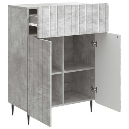 vidaXL Sideboard Concrete Grey 66 x 34.5 x 92 cm Engineered Wood