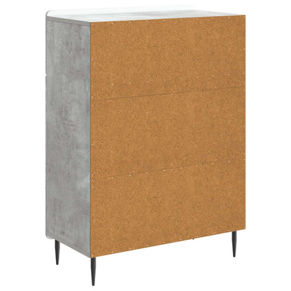 vidaXL Sideboard Concrete Grey 66 x 34.5 x 92 cm Engineered Wood