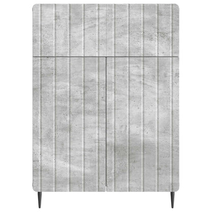vidaXL Sideboard Concrete Grey 66 x 34.5 x 92 cm Engineered Wood
