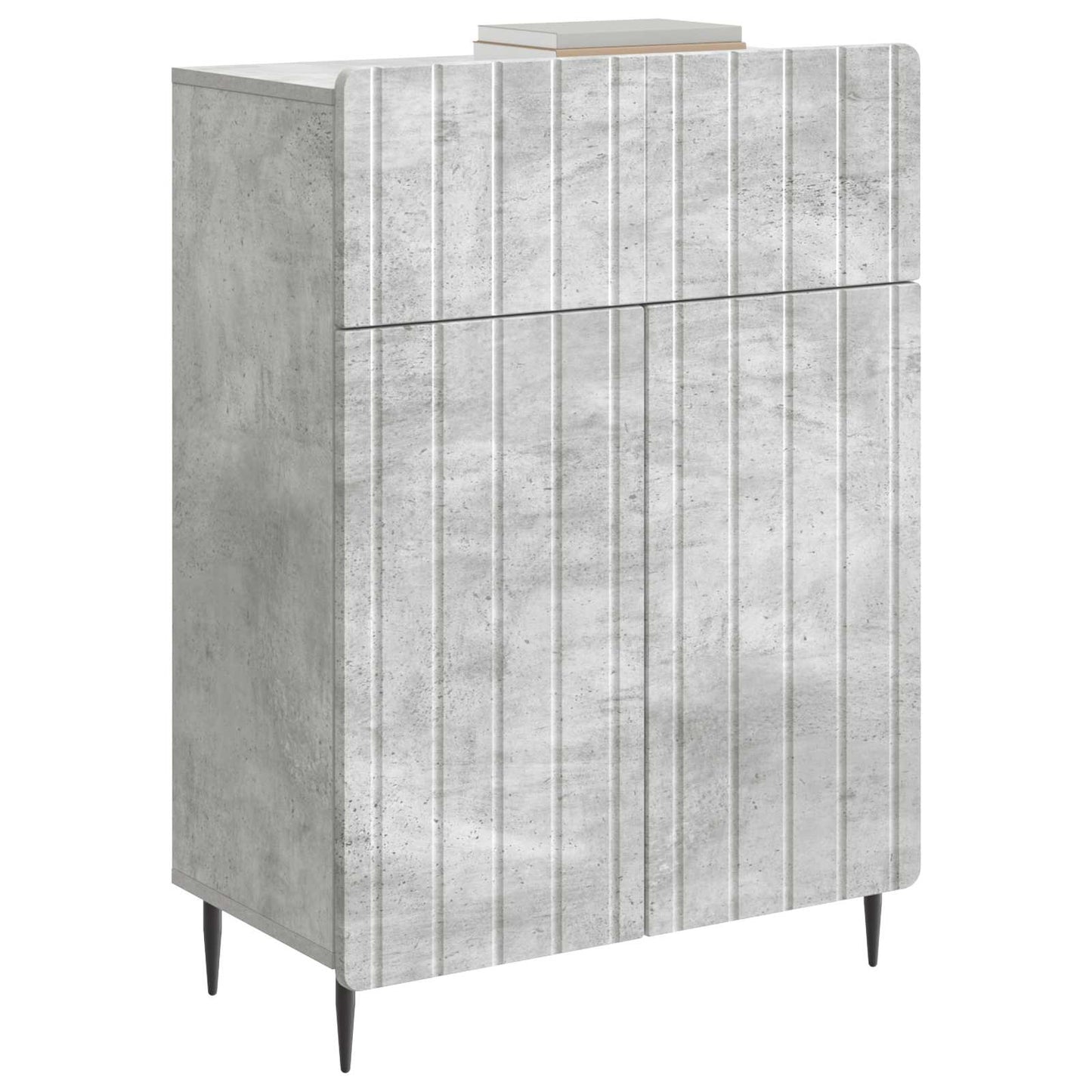 vidaXL Sideboard Concrete Grey 66 x 34.5 x 92 cm Engineered Wood