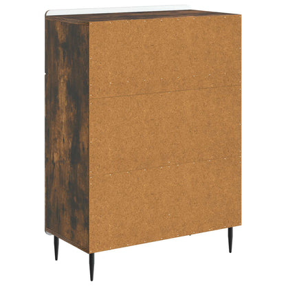 vidaXL Sideboard Smoked Oak 66 x 34.5 x 92 cm Engineered Wood