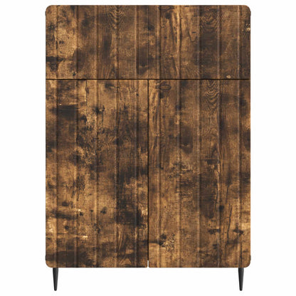 vidaXL Sideboard Smoked Oak 66 x 34.5 x 92 cm Engineered Wood