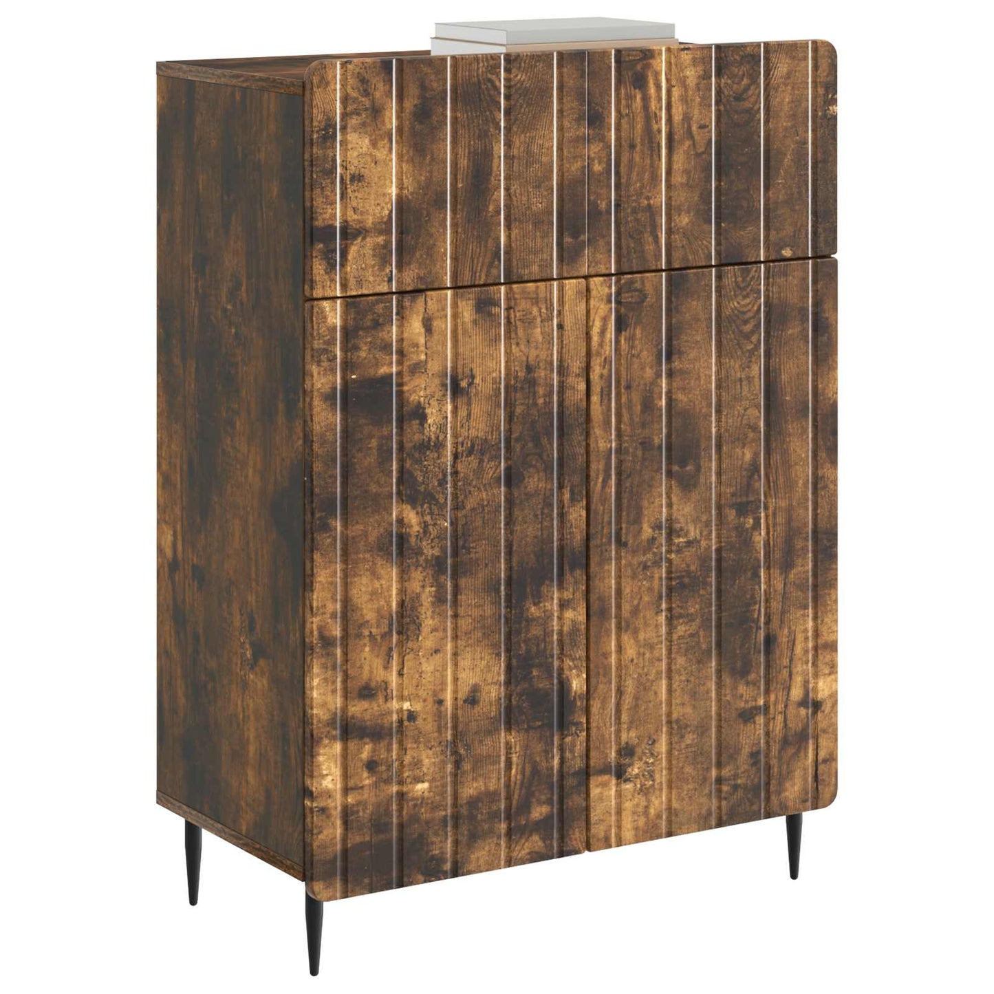 vidaXL Sideboard Smoked Oak 66 x 34.5 x 92 cm Engineered Wood