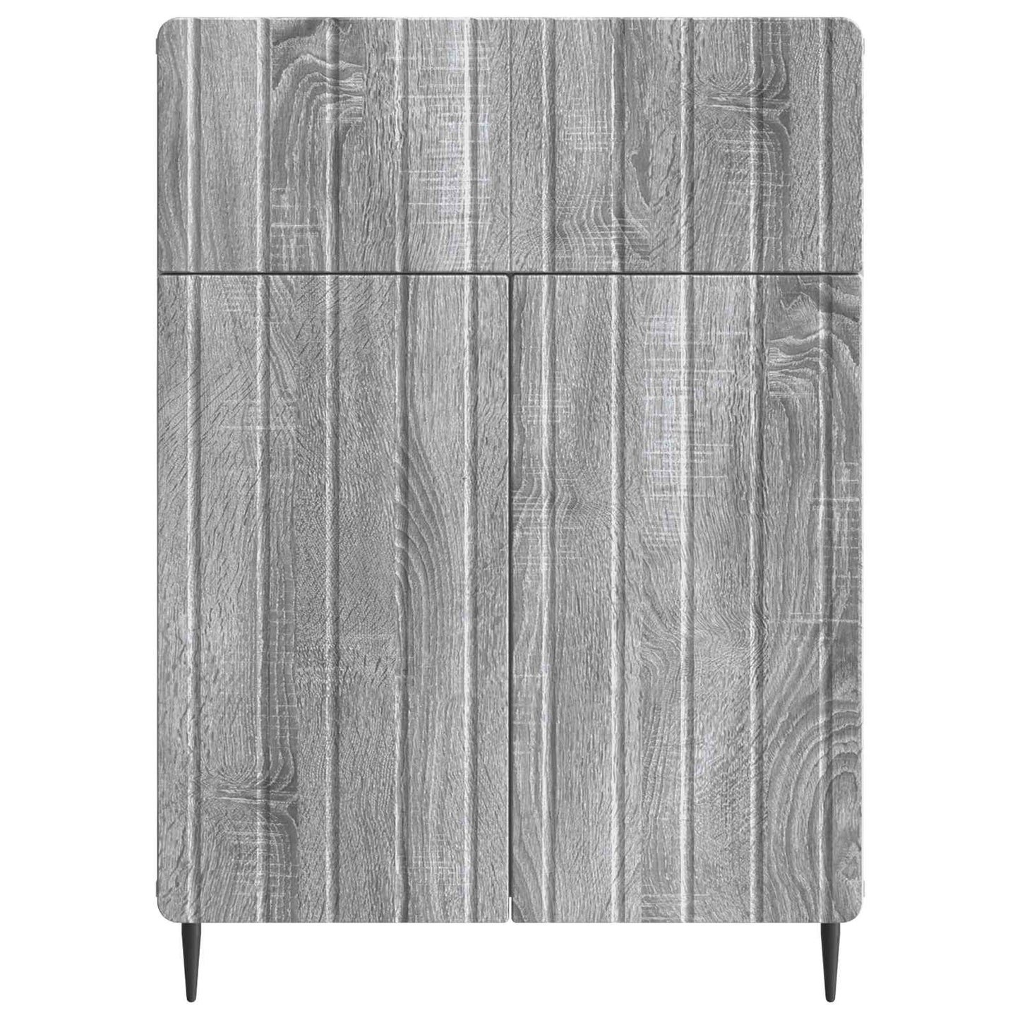 vidaXL Sideboard Grey Sonoma 66 x 34.5 x 92 cm Engineered Wood