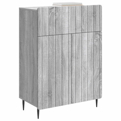 vidaXL Sideboard Grey Sonoma 66 x 34.5 x 92 cm Engineered Wood