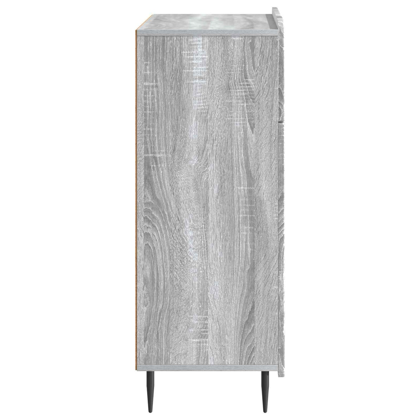 vidaXL Sideboard Grey Sonoma 66 x 34.5 x 92 cm Engineered Wood