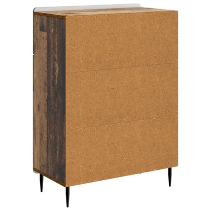 vidaXL Sideboard Old Wood 66 x 34.5 x 92 cm Engineered Wood