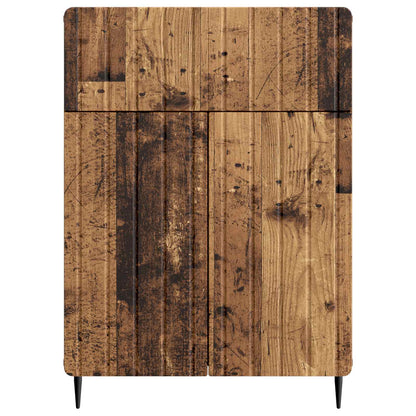 vidaXL Sideboard Old Wood 66 x 34.5 x 92 cm Engineered Wood