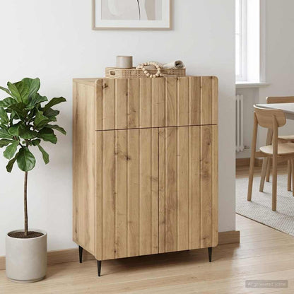 vidaXL Sideboard Artisan Oak 66 x 34.5 x 92 cm Engineered Wood
