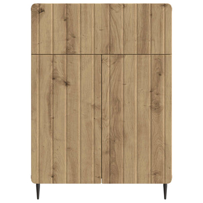 vidaXL Sideboard Artisan Oak 66 x 34.5 x 92 cm Engineered Wood