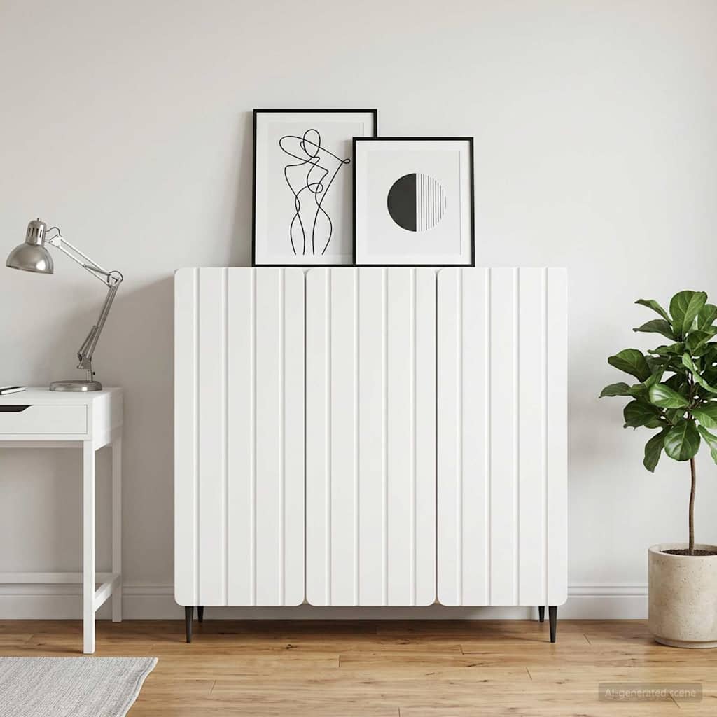 vidaXL Sideboard White 89 x 34.5 x 82 cm Engineered Wood