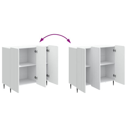 vidaXL Sideboard White 89 x 34.5 x 82 cm Engineered Wood