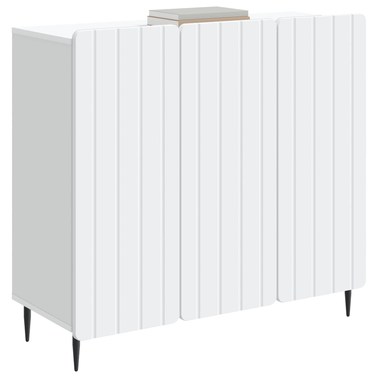 vidaXL Sideboard White 89 x 34.5 x 82 cm Engineered Wood