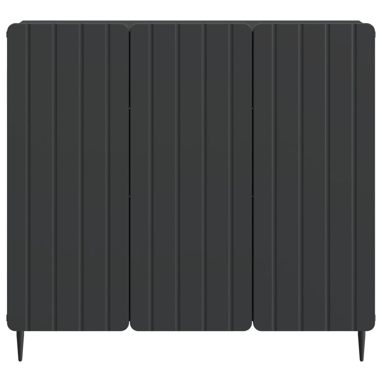 vidaXL Sideboard Black 89 x 34.5 x 82 cm Engineered Wood
