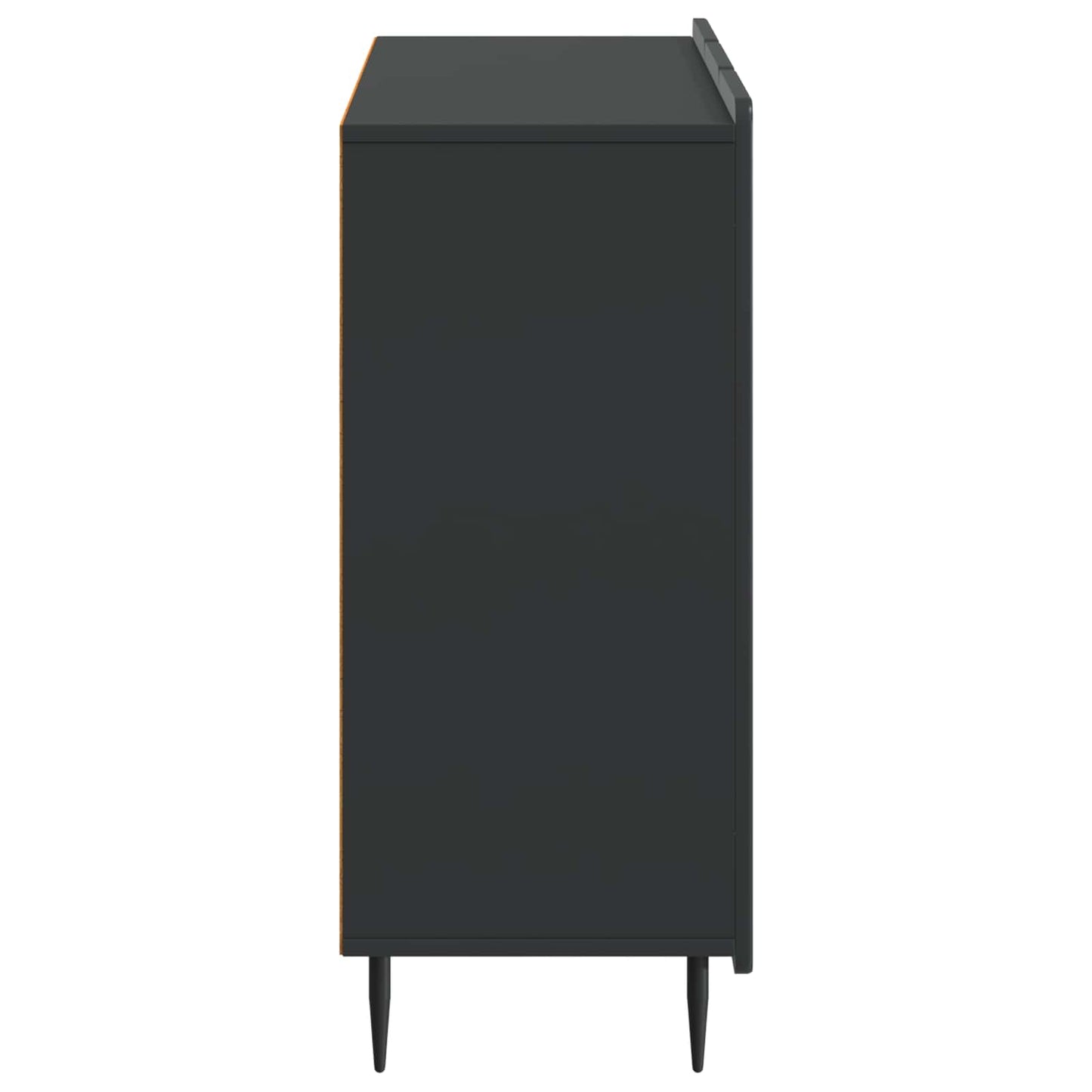 vidaXL Sideboard Black 89 x 34.5 x 82 cm Engineered Wood