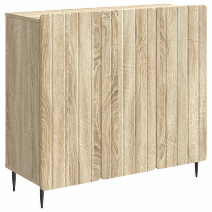 vidaXL Sideboard Sonoma Oak 89 x 34.5 x 82 cm Engineered Wood