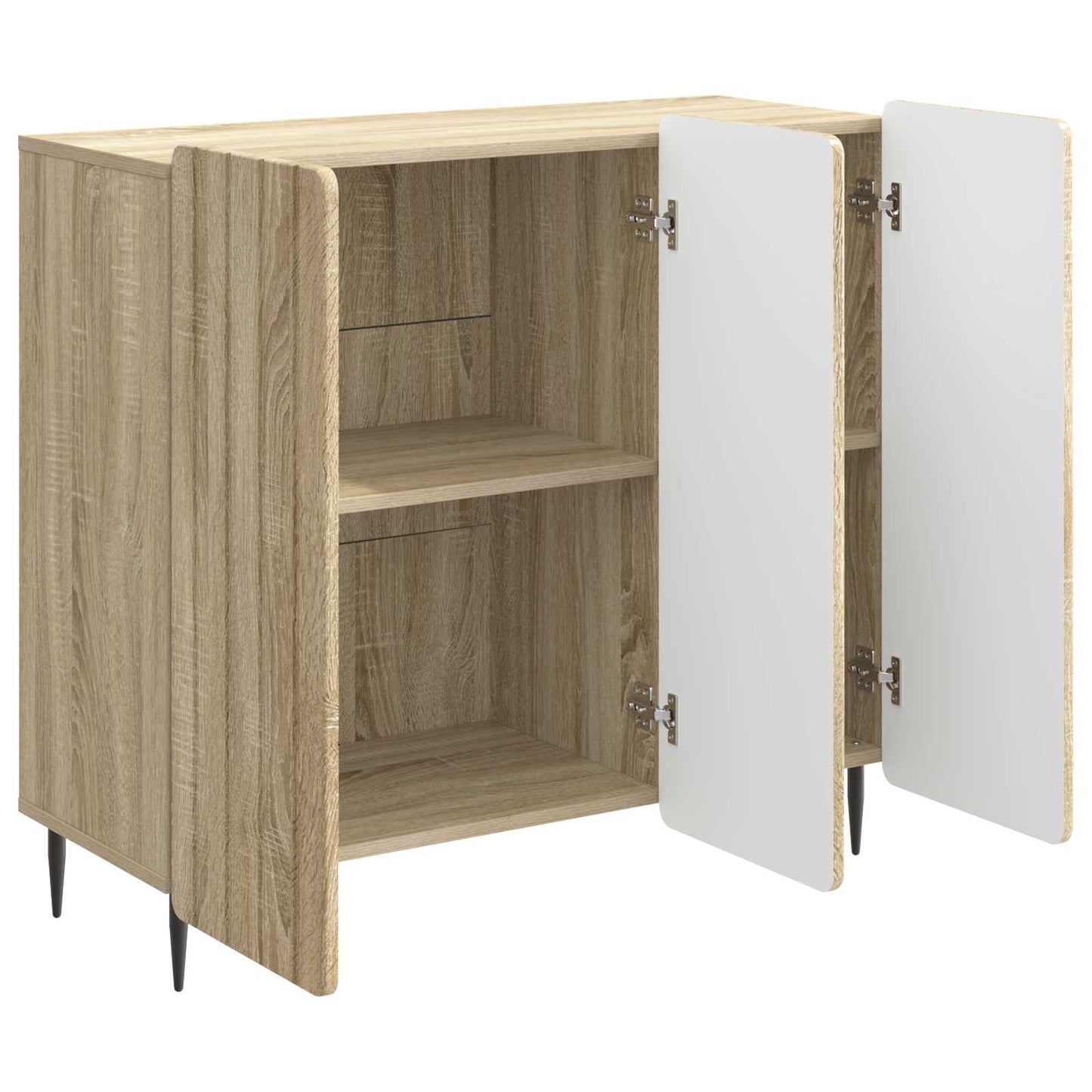vidaXL Sideboard Sonoma Oak 89 x 34.5 x 82 cm Engineered Wood