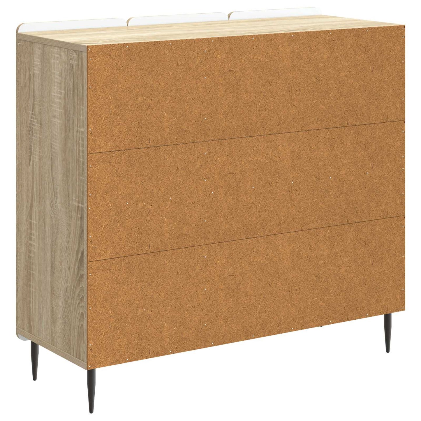 vidaXL Sideboard Sonoma Oak 89 x 34.5 x 82 cm Engineered Wood