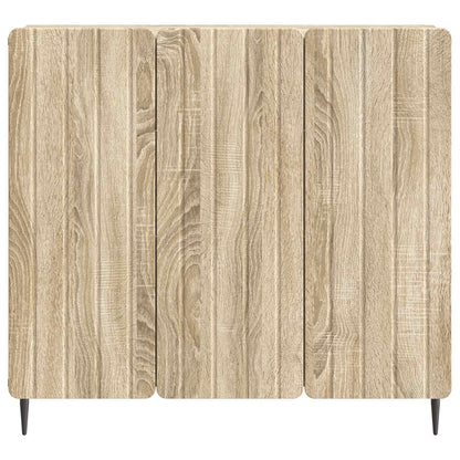 vidaXL Sideboard Sonoma Oak 89 x 34.5 x 82 cm Engineered Wood