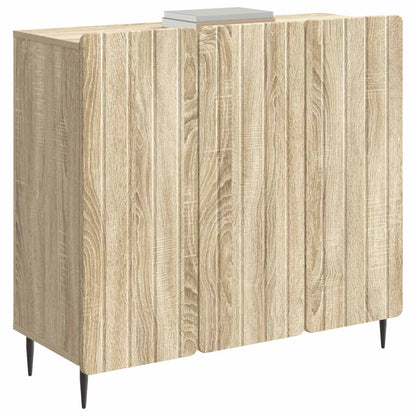 vidaXL Sideboard Sonoma Oak 89 x 34.5 x 82 cm Engineered Wood