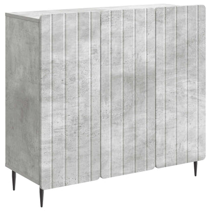 vidaXL Sideboard Concrete Grey 89 x 34.5 x 82 cm Engineered Wood