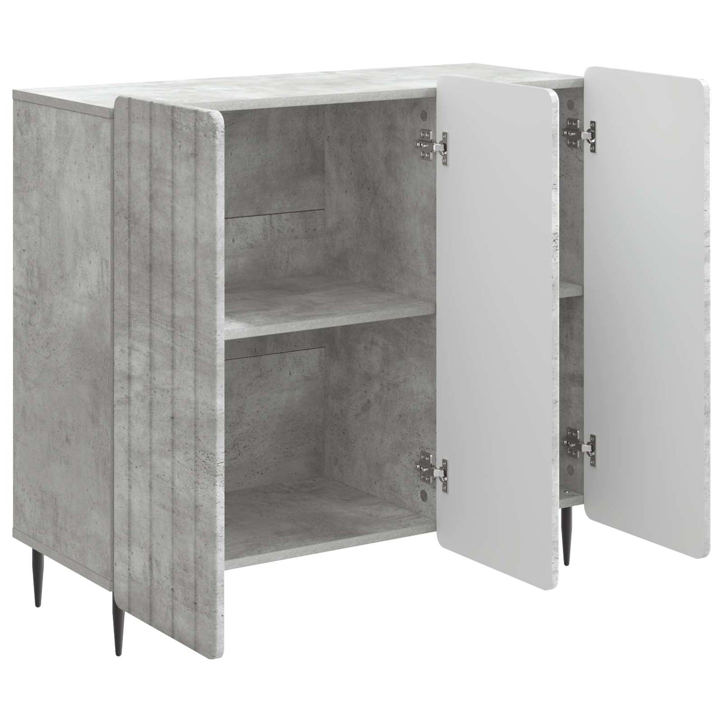vidaXL Sideboard Concrete Grey 89 x 34.5 x 82 cm Engineered Wood