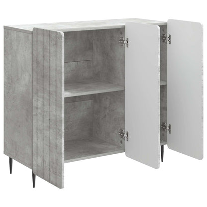 vidaXL Sideboard Concrete Grey 89 x 34.5 x 82 cm Engineered Wood
