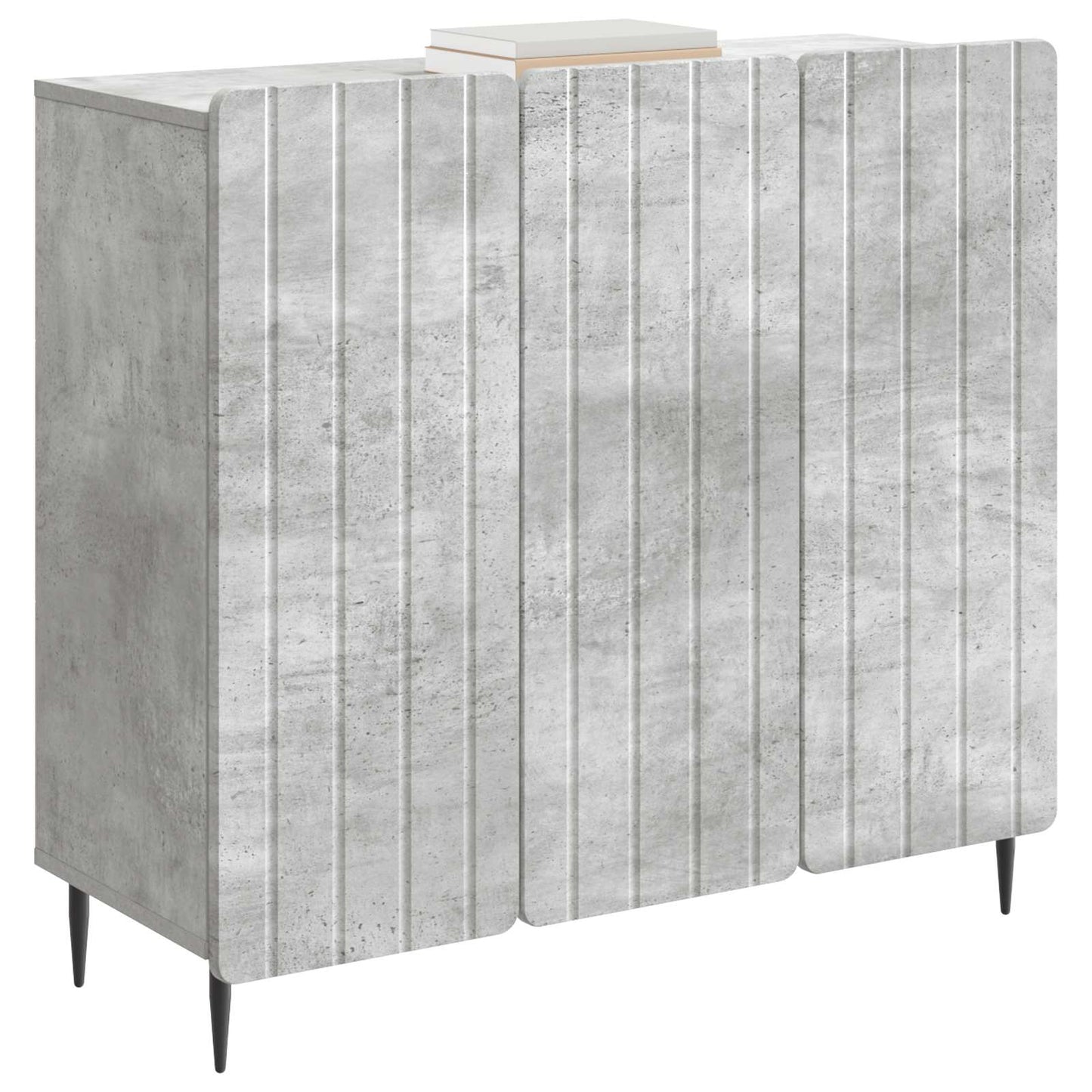 vidaXL Sideboard Concrete Grey 89 x 34.5 x 82 cm Engineered Wood