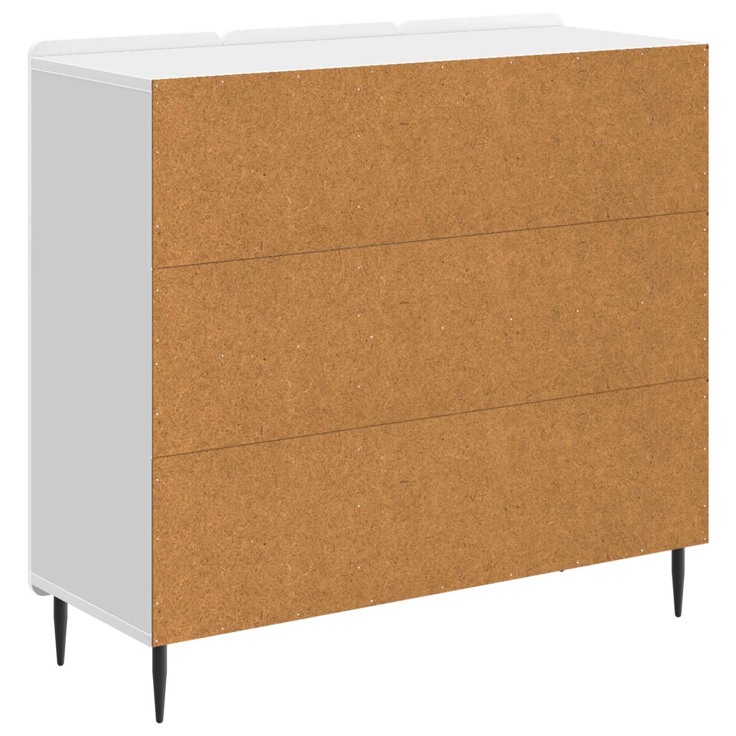 vidaXL Sideboard High Gloss White 89 x 34.5 x 82 cm Engineered Wood