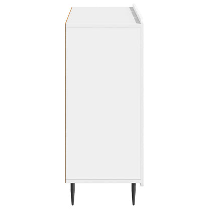 vidaXL Sideboard High Gloss White 89 x 34.5 x 82 cm Engineered Wood