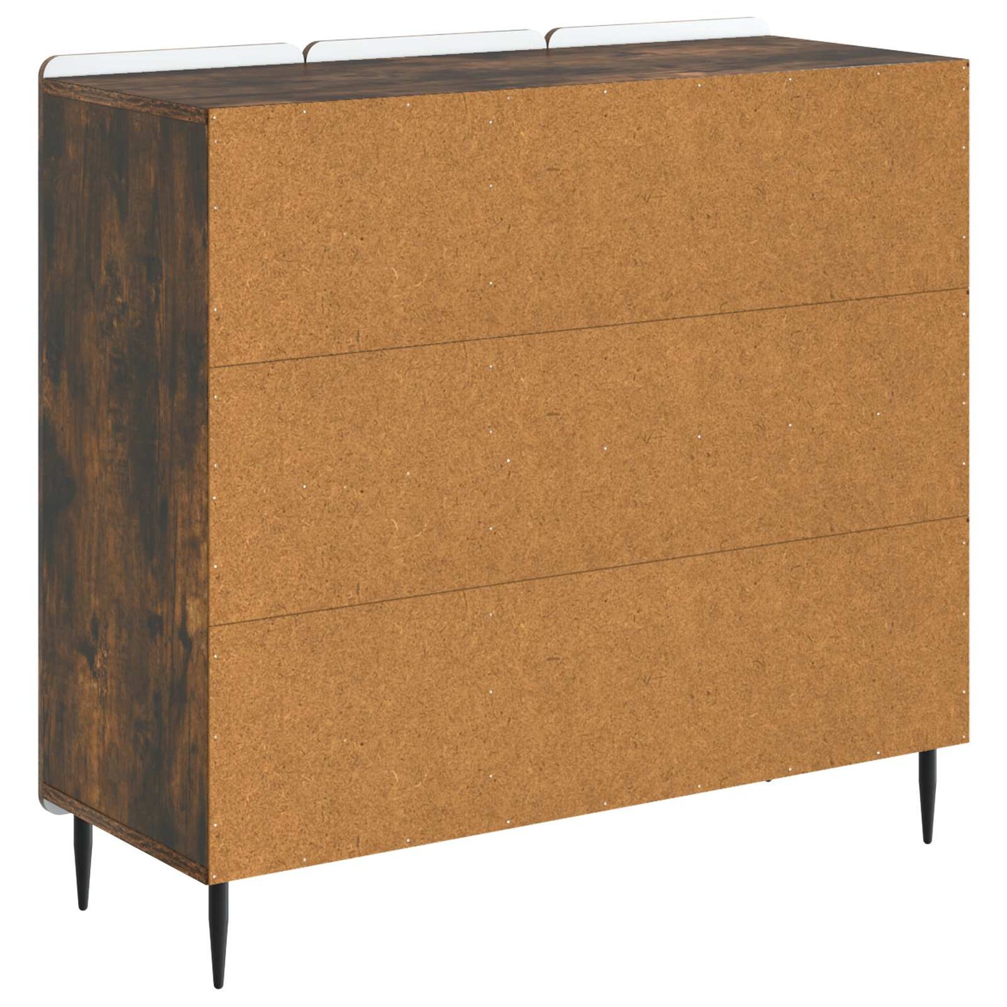vidaXL Sideboard Smoked Oak 89 x 34.5 x 82 cm Engineered Wood