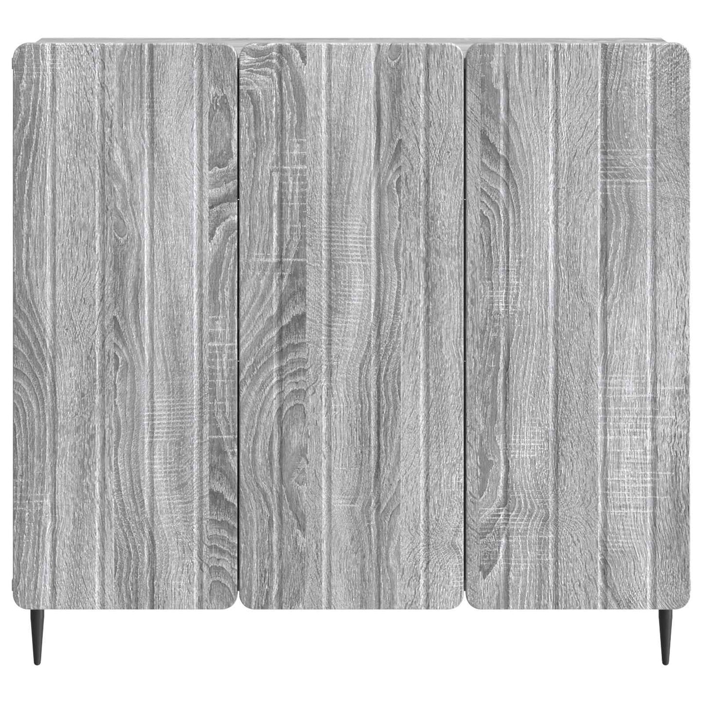 vidaXL Sideboard Grey Sonoma 89 x 34.5 x 82 cm Engineered Wood