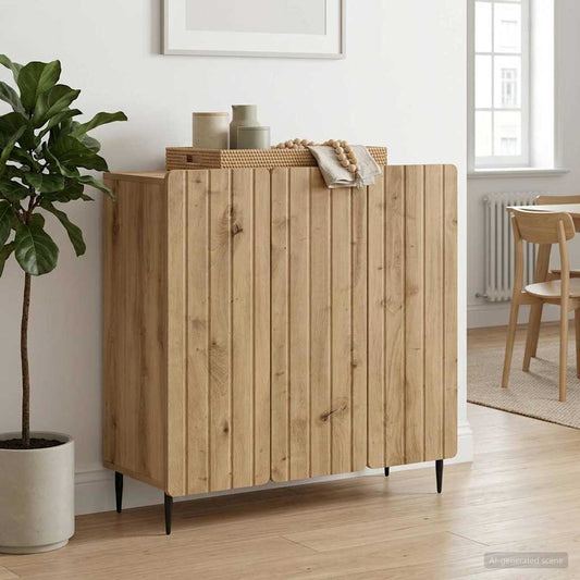 vidaXL Sideboard Artisan Oak 89 x 34.5 x 82 cm Engineered Wood