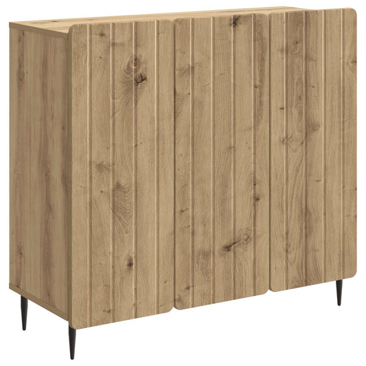 vidaXL Sideboard Artisan Oak 89 x 34.5 x 82 cm Engineered Wood