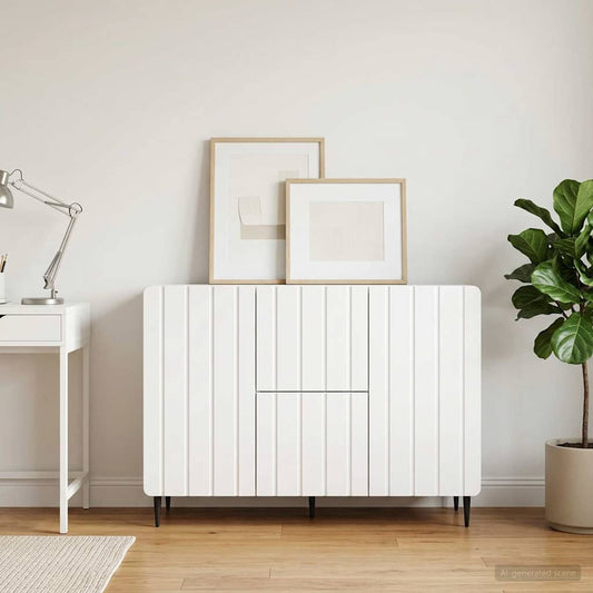 vidaXL Sideboard White 89 x 34.5 x 62 cm Engineered Wood