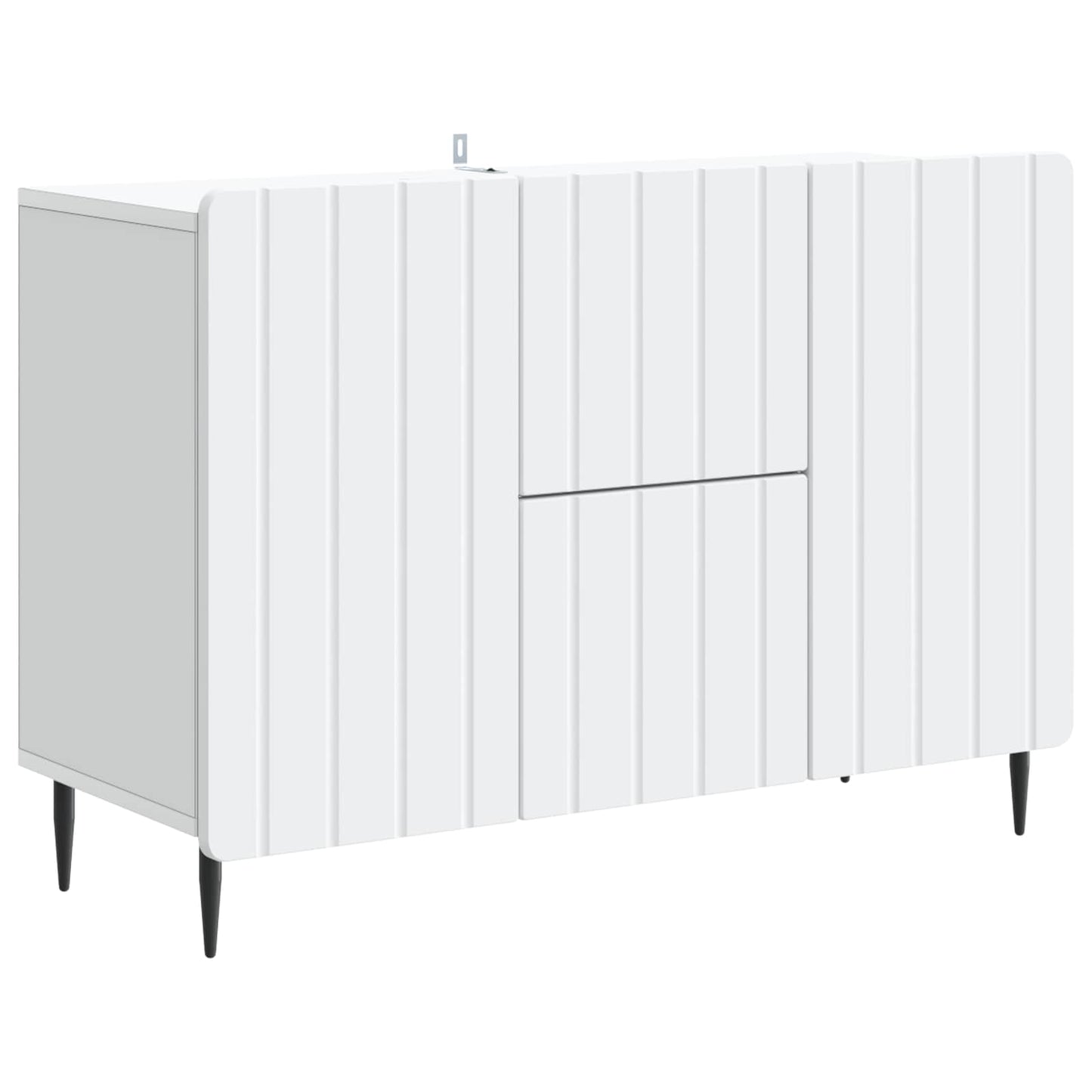 vidaXL Sideboard with Drawer White 89 x 34.5 x 62 cm Engineered Wood
