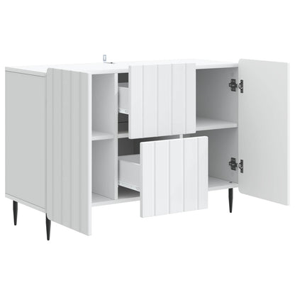 vidaXL Sideboard with Drawer White 89 x 34.5 x 62 cm Engineered Wood