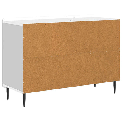 vidaXL Sideboard with Drawer White 89 x 34.5 x 62 cm Engineered Wood