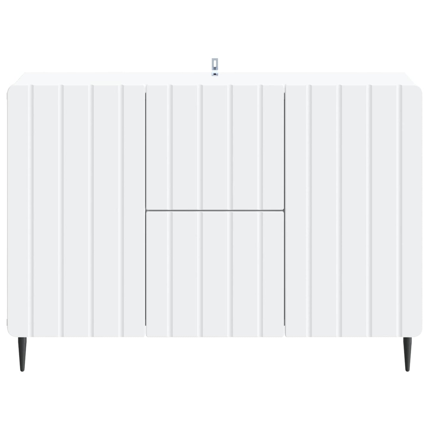 vidaXL Sideboard with Drawer White 89 x 34.5 x 62 cm Engineered Wood