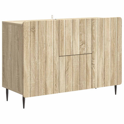 vidaXL Sideboard Sonoma Oak 89 x 34.5 x 62 cm Engineered Wood