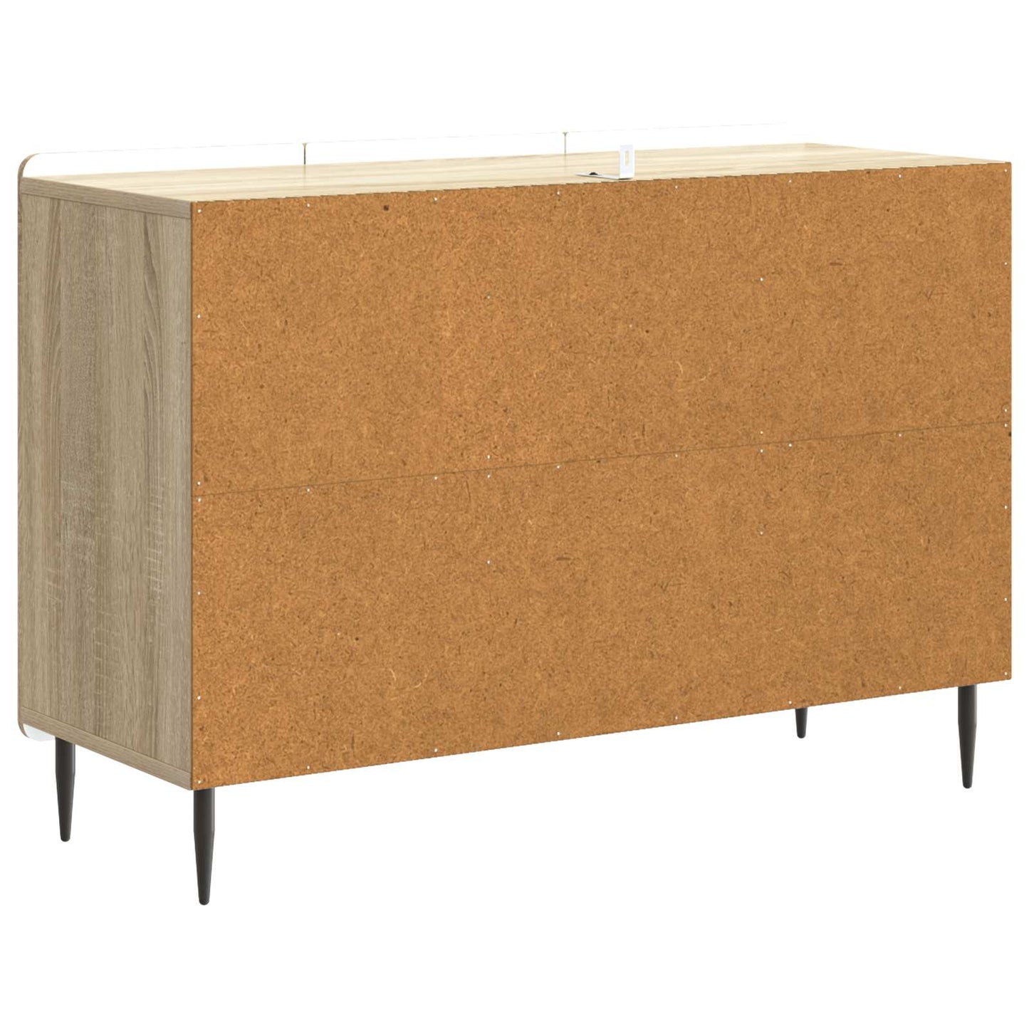 vidaXL Sideboard Sonoma Oak 89 x 34.5 x 62 cm Engineered Wood