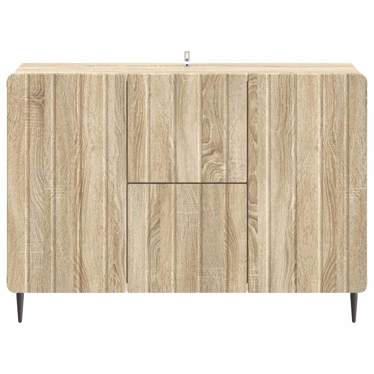 vidaXL Sideboard Sonoma Oak 89 x 34.5 x 62 cm Engineered Wood