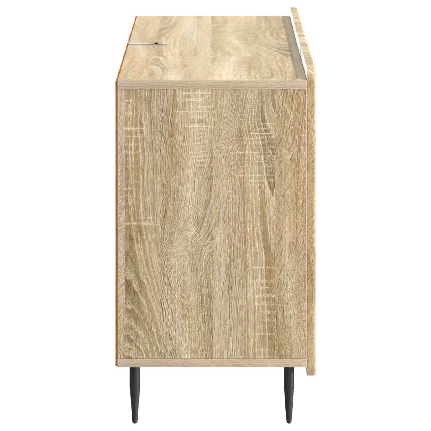 vidaXL Sideboard Sonoma Oak 89 x 34.5 x 62 cm Engineered Wood