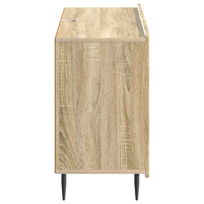 vidaXL Sideboard Sonoma Oak 89 x 34.5 x 62 cm Engineered Wood