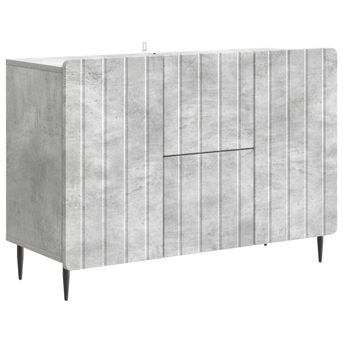 vidaXL Sideboard Concrete Grey 89 x 34.5 x 62 cm Engineered Wood