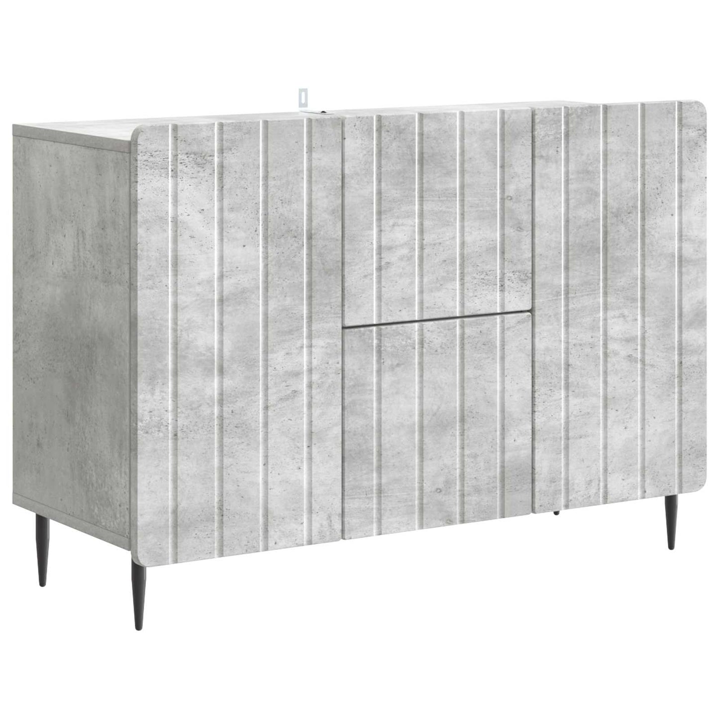 vidaXL Sideboard Concrete Grey 89 x 34.5 x 62 cm Engineered Wood