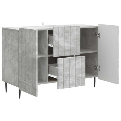 vidaXL Sideboard Concrete Grey 89 x 34.5 x 62 cm Engineered Wood