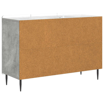 vidaXL Sideboard Concrete Grey 89 x 34.5 x 62 cm Engineered Wood